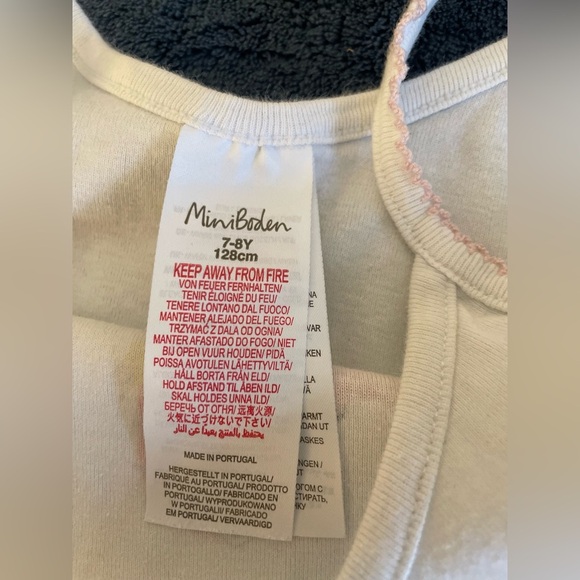 Mini boden spaghetti strap tops, bundle of 2, farm animals pattern size 7/8T - Picture 3 of 4